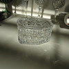 CUT GLASS TRINKET BOX