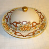 Silesia porcelain covered butter..nouveau