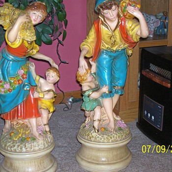 Peasant Statues 36: Tall - Art Pottery