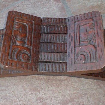 Mayan Carved Stand?