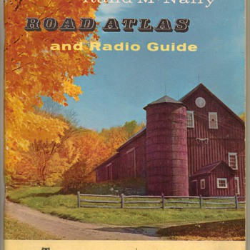 1956 Rand McNally Road Atlas - Paper