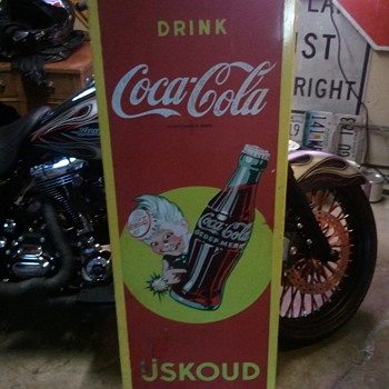 coca cola sign from Netherlands - Coca-Cola