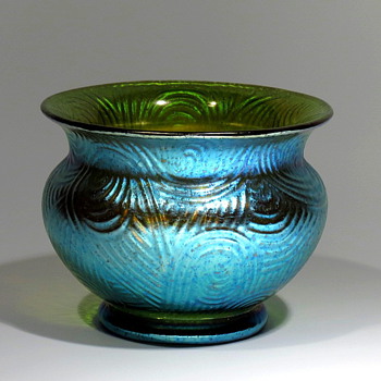 Spiraloptisch Creta Silberiris - Art Glass
