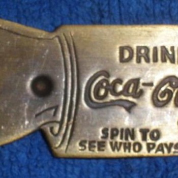2 Coca Cola Spinner Bottle Opener