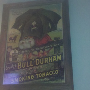 Bull Durham chromo - Advertising