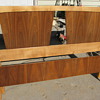 Mid Century Danish Modern Style Head & Foot Board