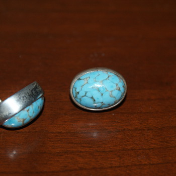 Mexican Sterling Earrings – Glass or Turquoise? - Fine Jewelry