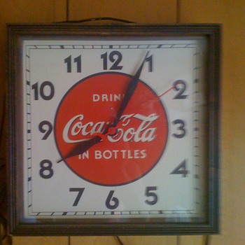 Vintage Coca-Cola clock