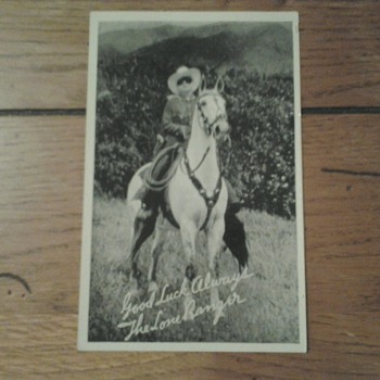 Lone Ranger Promo Postcard  by Silvercup Bread