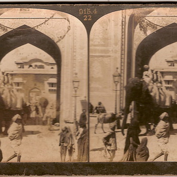 Elephant stereoscopic picture - Photographs