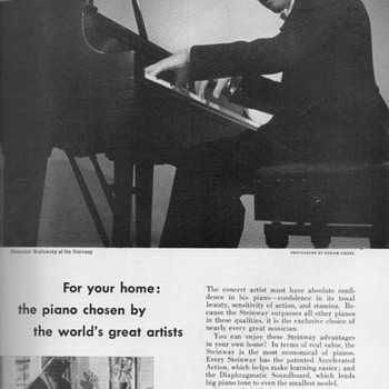 1952 - Steinway "Model S Grand" Advertisement