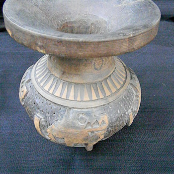 Very Old Hand Carved WoodenVase