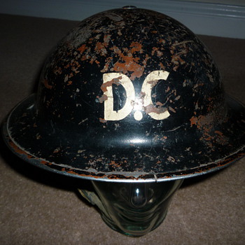 British WW11 Damage Control helmet - Military and Wartime