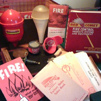 cool new find, fire grenade sales kit by Red Comet - Firefighting
