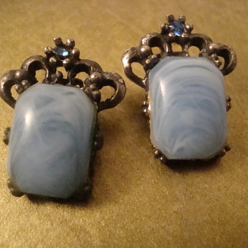 Milky blue clip-ons