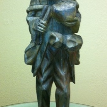 Wood Statue - Folk Art