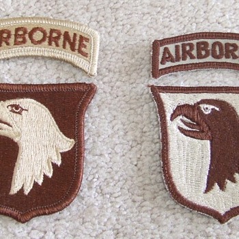 101st Patches from OEF/ OIF