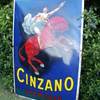 Cinzano enamel  no restored sign