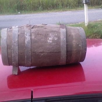 Old wooden keg