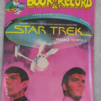 Unopened Star Trek Book and Record Set by Peter Pan Records.