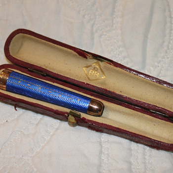 Guilloche Something... Cigarette Holder? - Tobacciana
