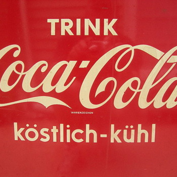 Can any one tell me about this German Coke Machine/Cooler