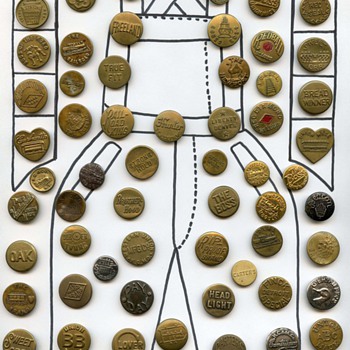 Work Clothes (overall) BUTTONS - Sewing