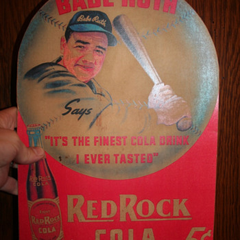1939 Babe Ruth  / Red Rock Cola advertisment - Baseball
