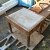 Post office table - marble top...