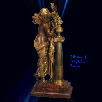 L'Aurore Statue By Mathurin Moreau, Bronze Signed in Mould, Math Moreau - Art Deco
