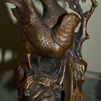 Bronze Pair of Pheasants - old?