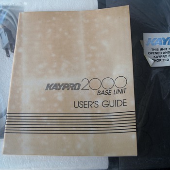 Kaypro 2000 Base Unit Part # 81-041 Original Box 1980's Docking Station