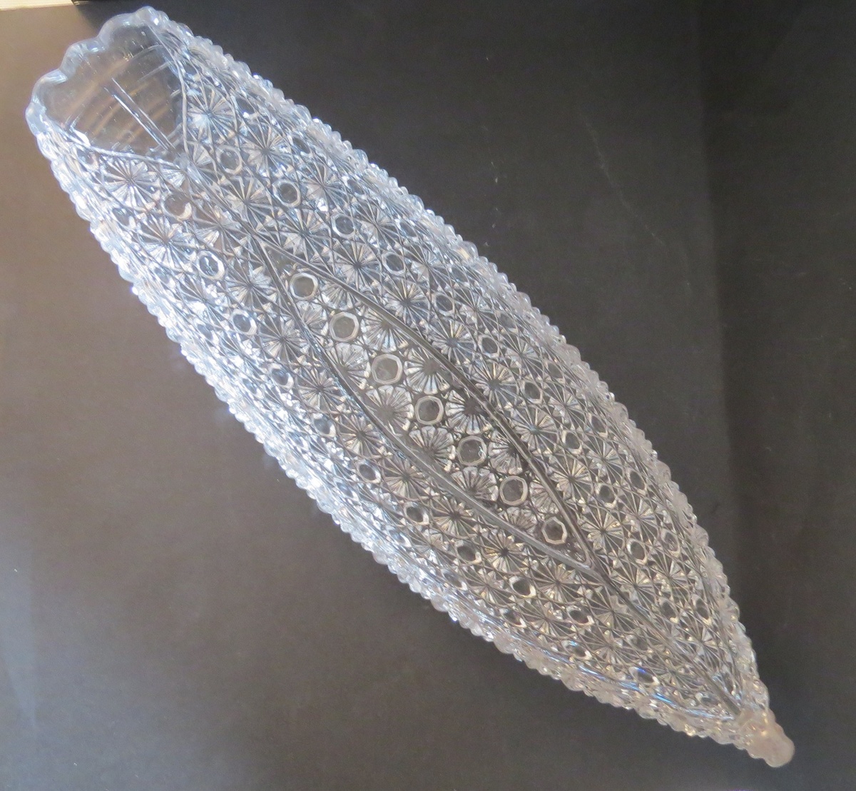 Pressed Glass Boat Shaped Celery Dish (Grace Darling) Collectors Weekly