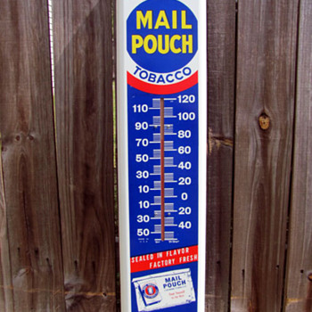 Mail Pouch Thermometer
