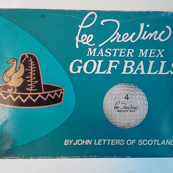 Very Rare Lee Trevino Golf Balls