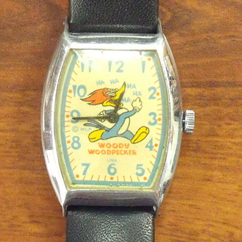 1950 Ingraham "Woody Woodpecker" Watch - Wristwatches
