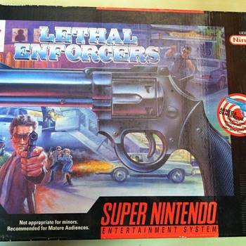 Konami "Justifier" Light Gun for SNES