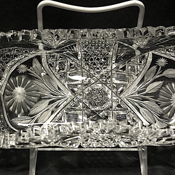American Brilliant Cut Glass Spooner By J. Hoare & Company - Glassware