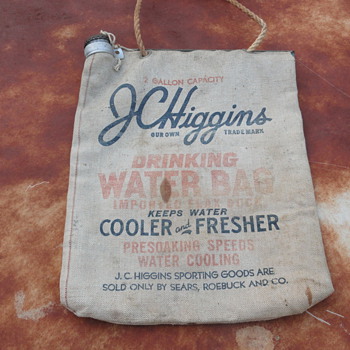 JC Higgins canvas water bag