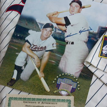 My Harmon Killebrew autograph. - Baseball
