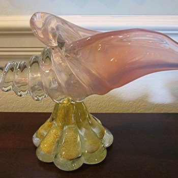 My big beautiful Murano shell - Art Glass