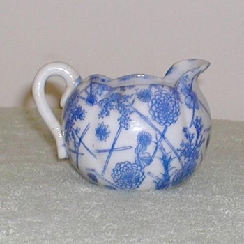 Blue & White Pitcher