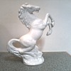 White Porcelain Horse Figure / Unknown Maker and Age
