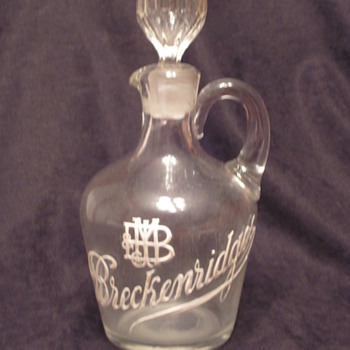 Antique Breckenridge Whiskey Bottle - Bottles