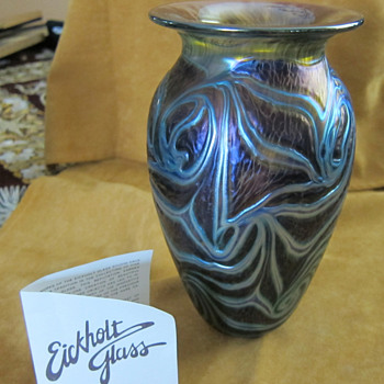 9" Beautiful Eickholt Glass - Art Glass
