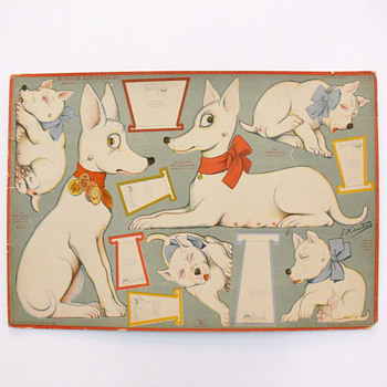 Xaudaró dog paperdoll sheet (1927) - Paper
