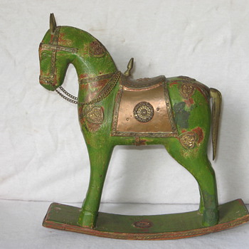 vintage rocking horse toy? - Toys
