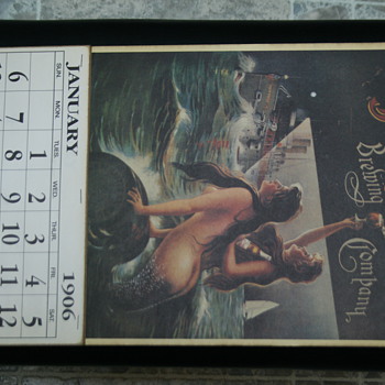 1906 J& M Haffen Brewing Co. calander - Breweriana