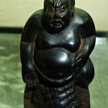 Jet Netsuke Japanese Sumo ? - Asian