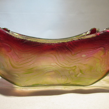 Rindskopf, Pepita decor art nouveau glass - Art Glass